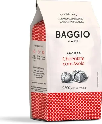 Café Moído Baggio Chocolate com Avelã 250g - imagem 1