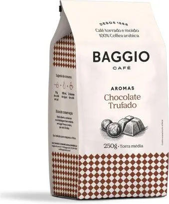 Café Moído Baggio Chocolate Trufado 250g - imagem 1