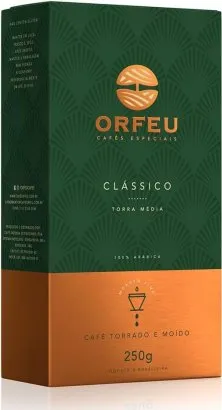Café Moído Orfeu Clássico 250g - imagem 1